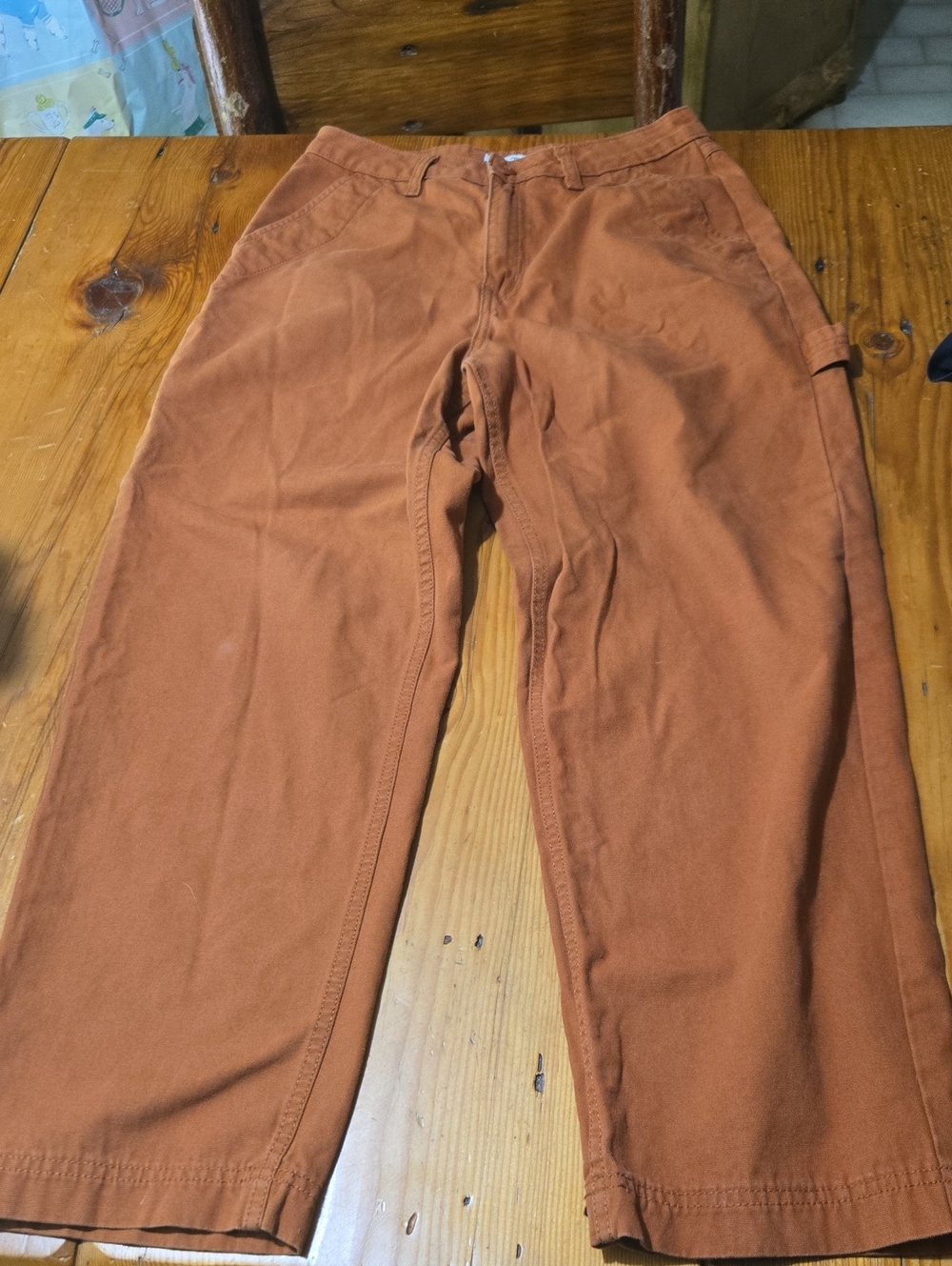 Vans Sz 27 Rust Orange Cargo Pants